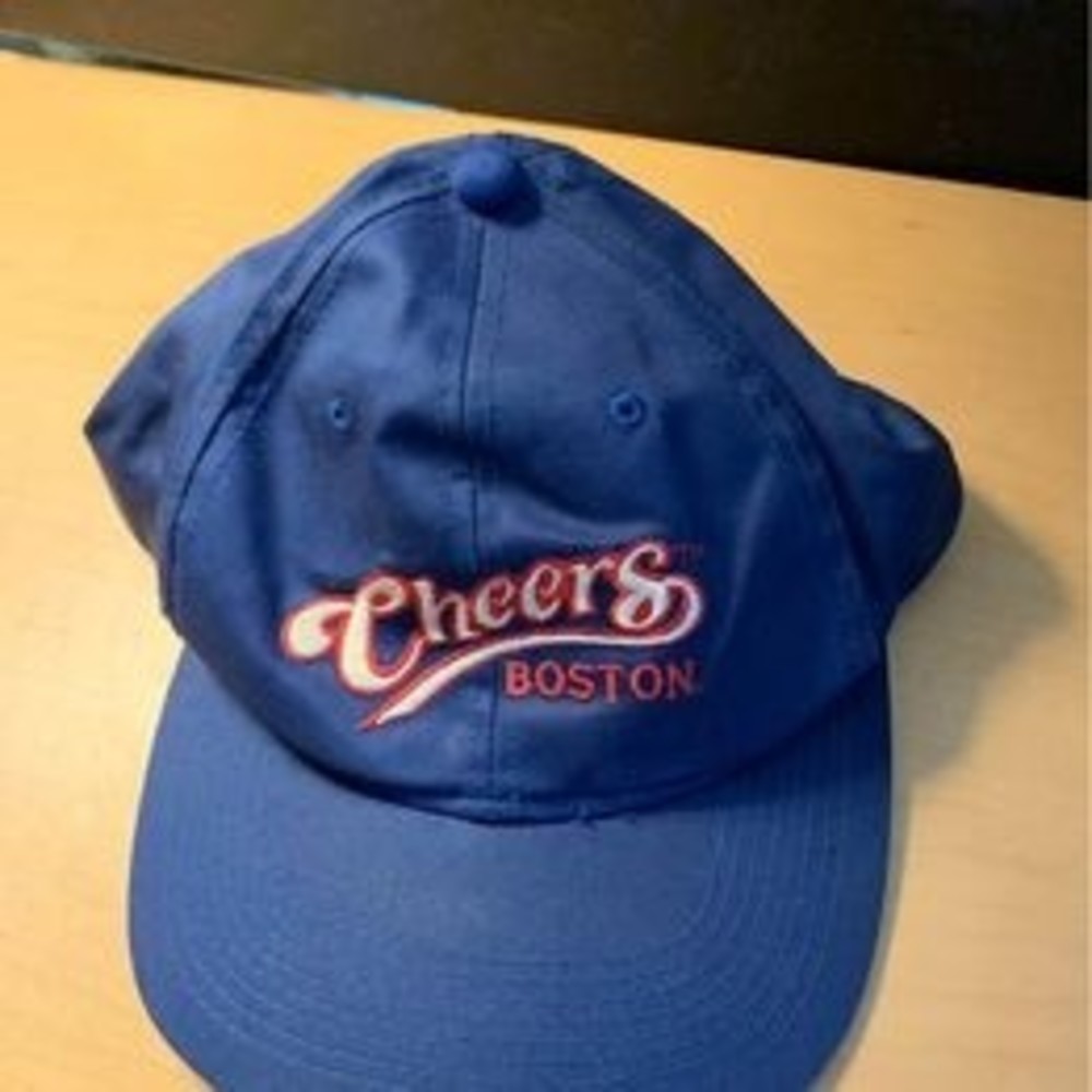 Vintage Blue CHEERS Boston Snapback Cap Hat